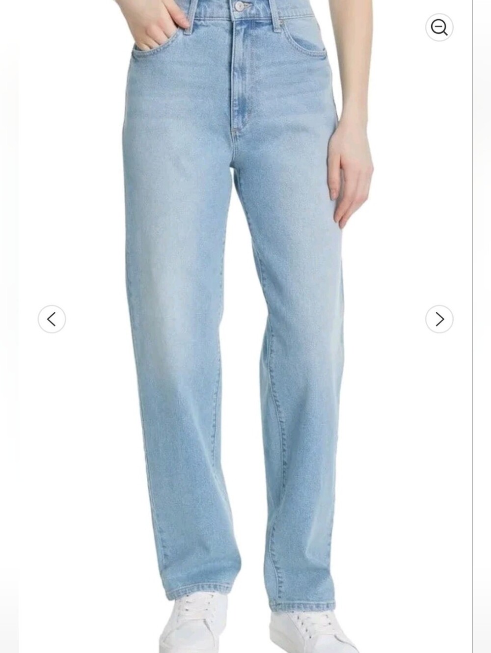 NWT Gloria Vanderbilt High Rise Straight Leg Relaxed Fit Jeans Light Wash size14